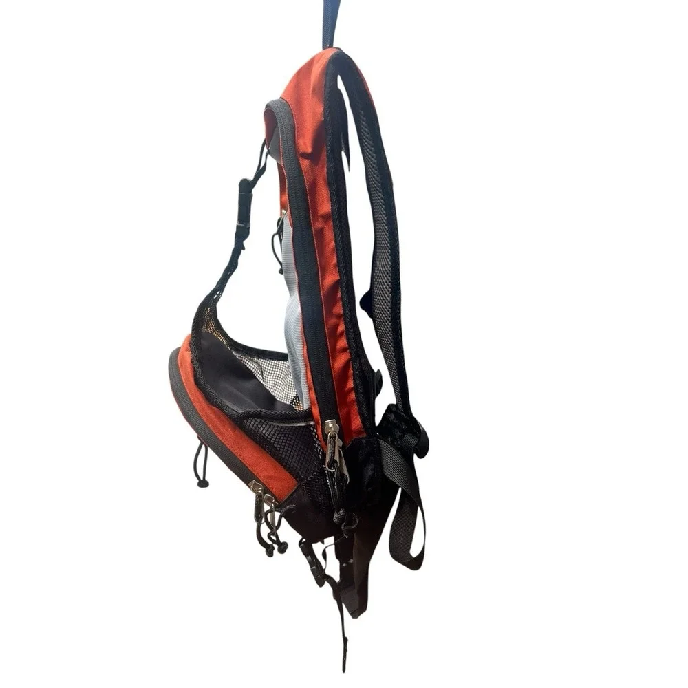 SwissGear Hydration Backpack Orange Gray Hiking Cycling Daypack * No Bladder